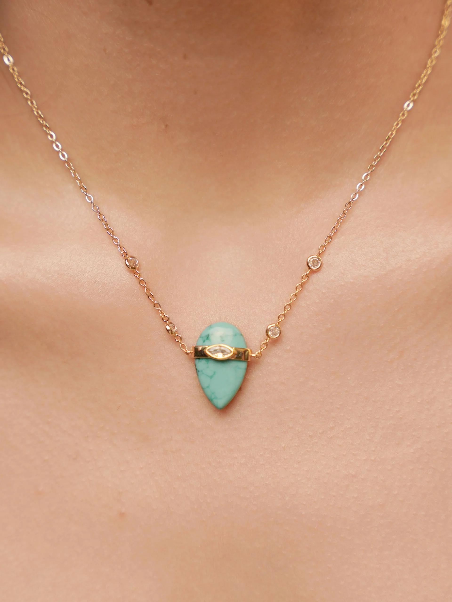 Turquoise Solstice Necklace - Image 2