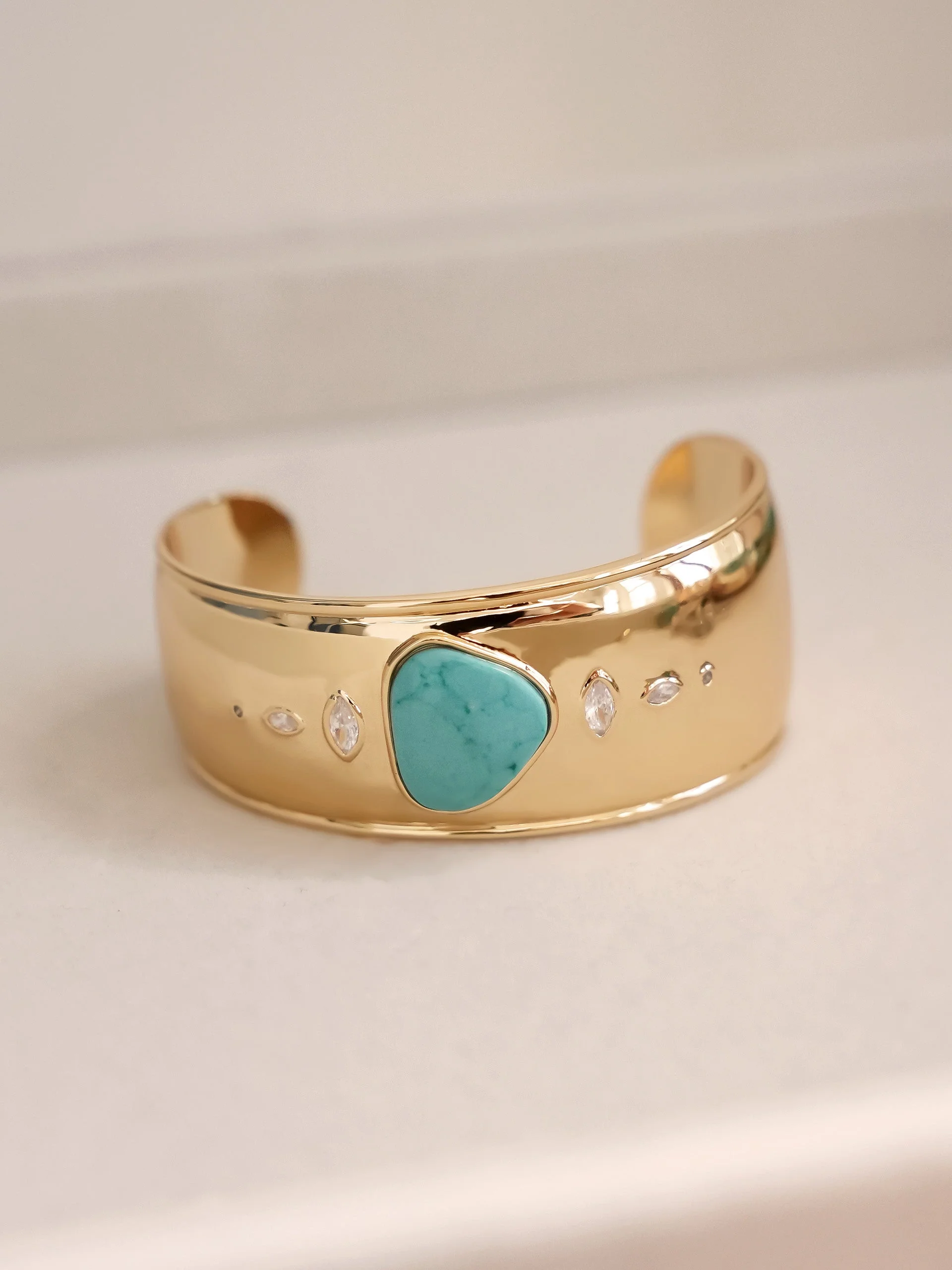 Turquoise Solstice Thick Cuff - Image 4
