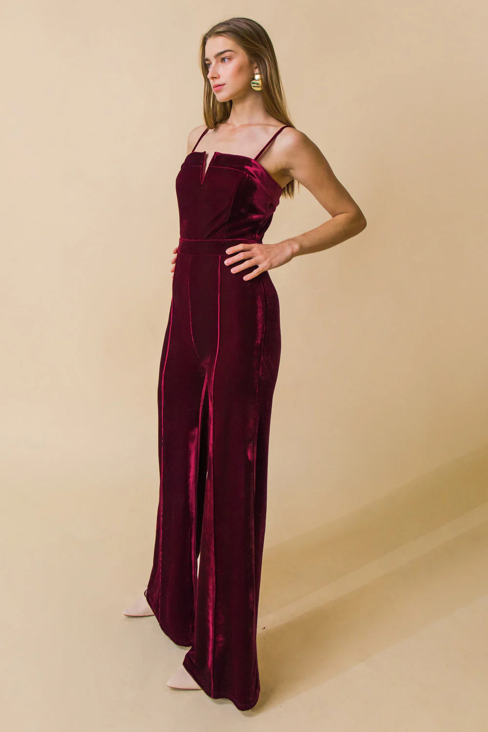 TWILIGHT HOUR VELVET JUMPSUIT - Image 12