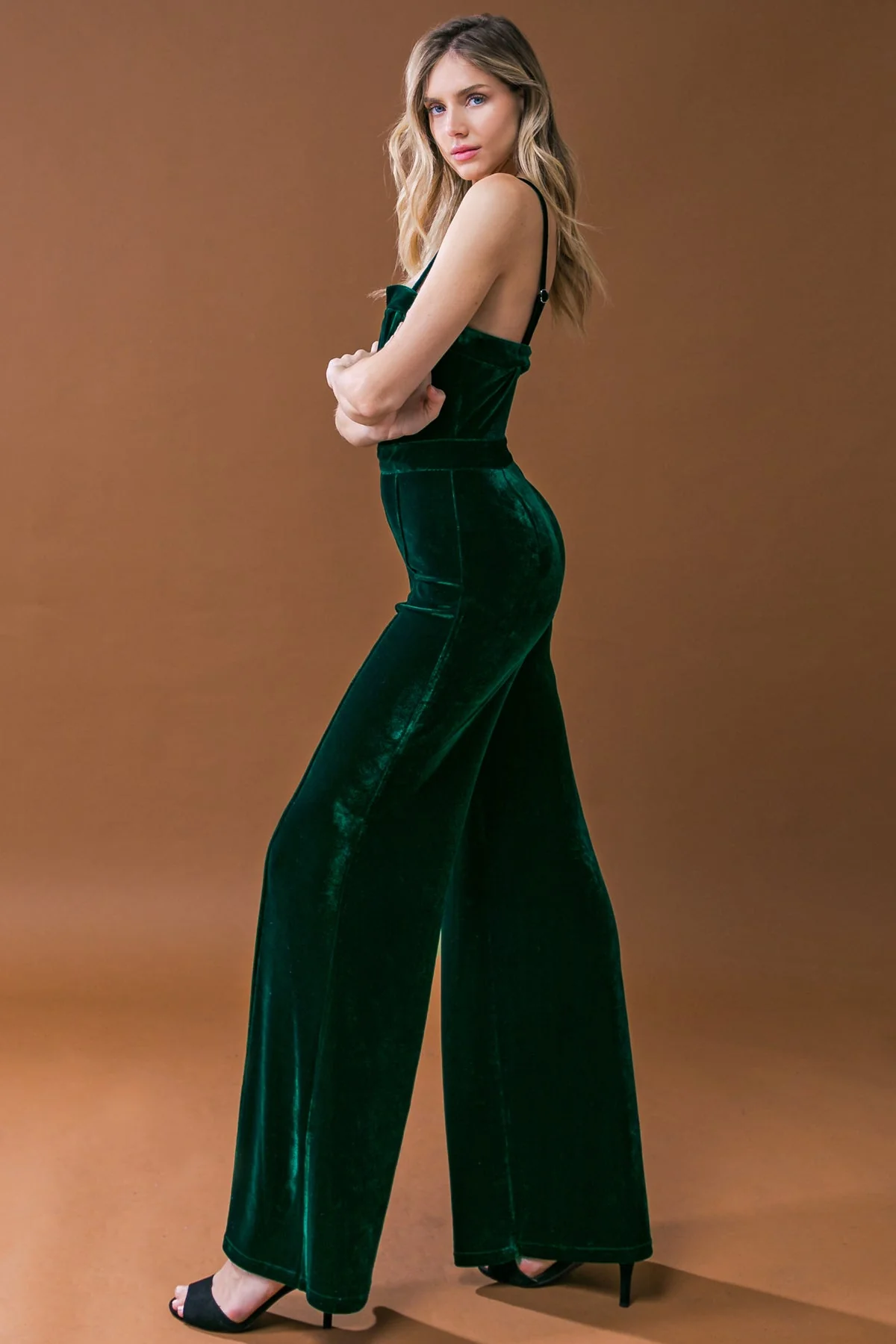 TWILIGHT HOUR VELVET JUMPSUIT - Image 5