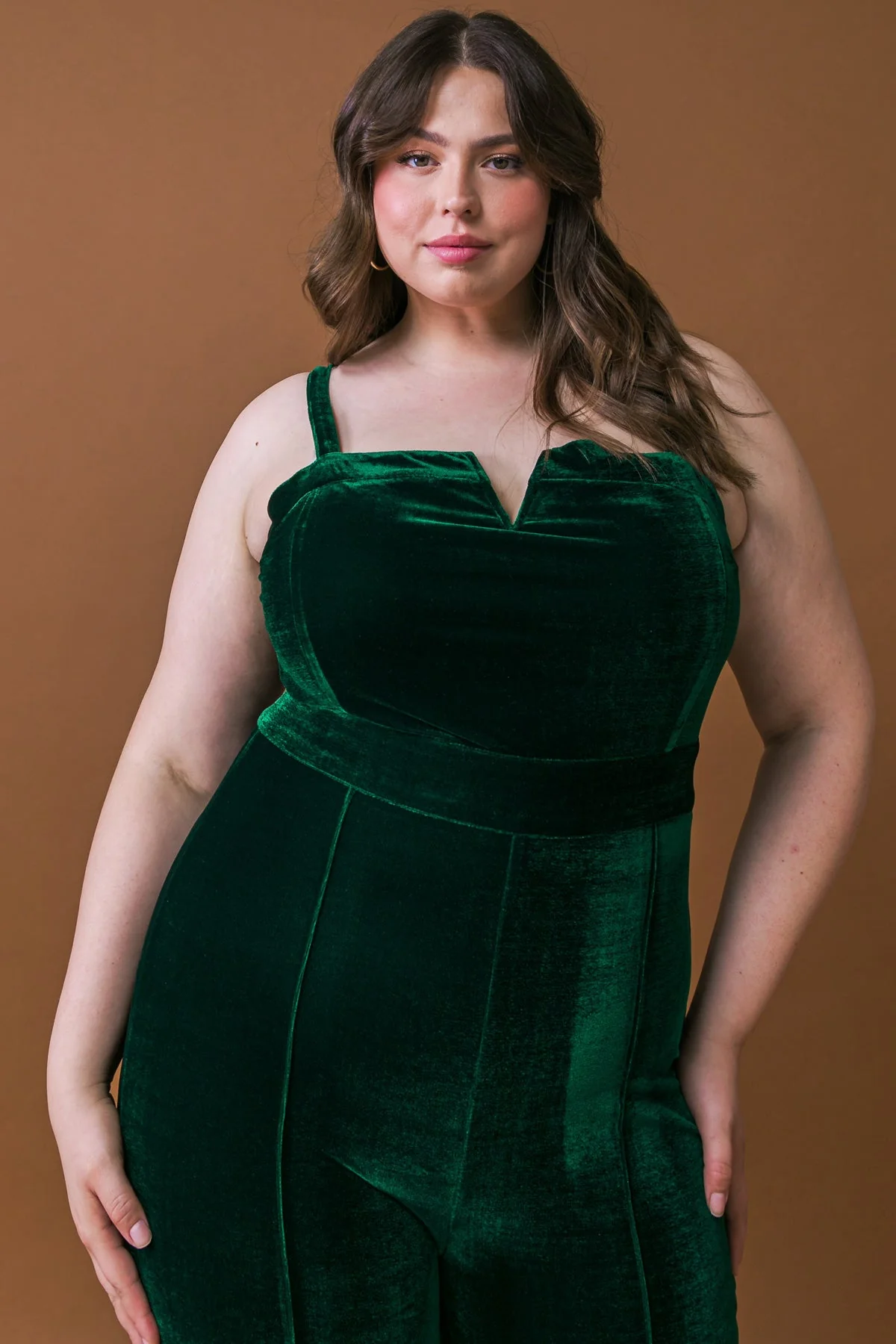 TWILIGHT HOUR VELVET JUMPSUIT - Image 8