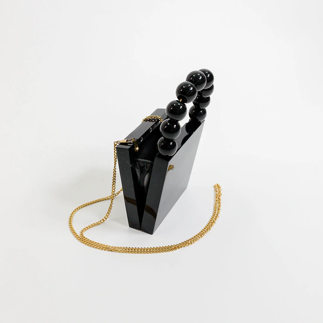 Twinkling Noir Mosaic Clutch - Image 3