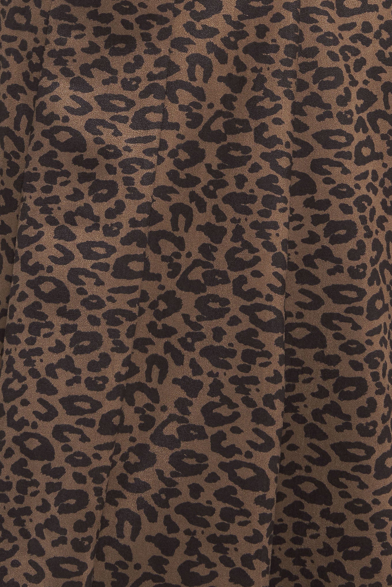 URBAN JUNGLE BROWN LEOPARD SUEDED KNIT MIDI DRESS - Image 7