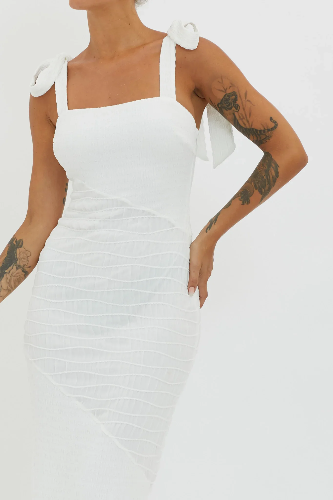 Valentina Maxi - White - FINAL SALE - Image 4