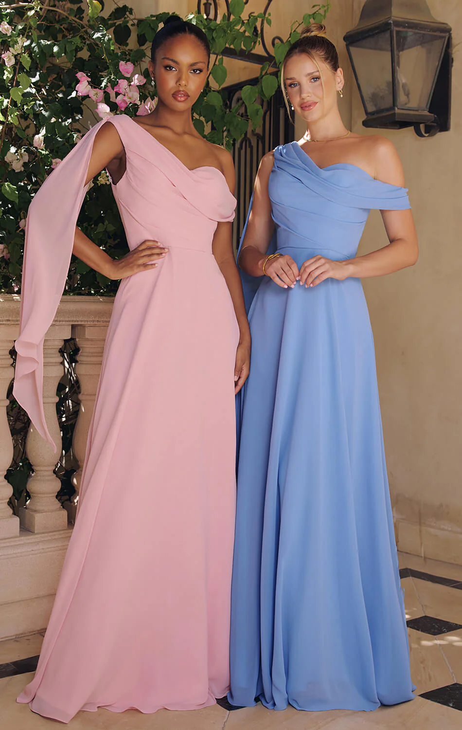 VENUS GOWN - ONE SHOULDER CHIFFON DRESS - Image 4