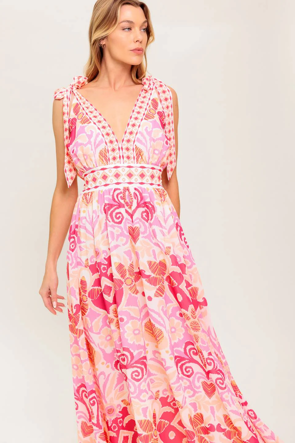 VINEYARD BLUSH MAXI DRESS - PINK - Image 5