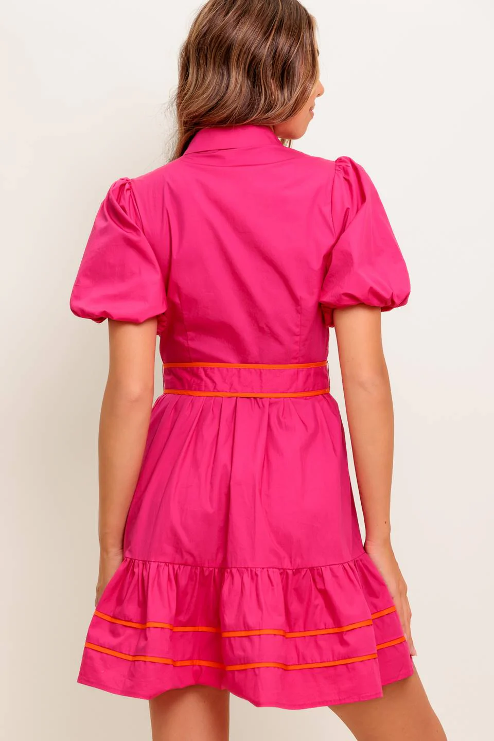 VIVA MINI DRESS - FUCHSIA - Image 2