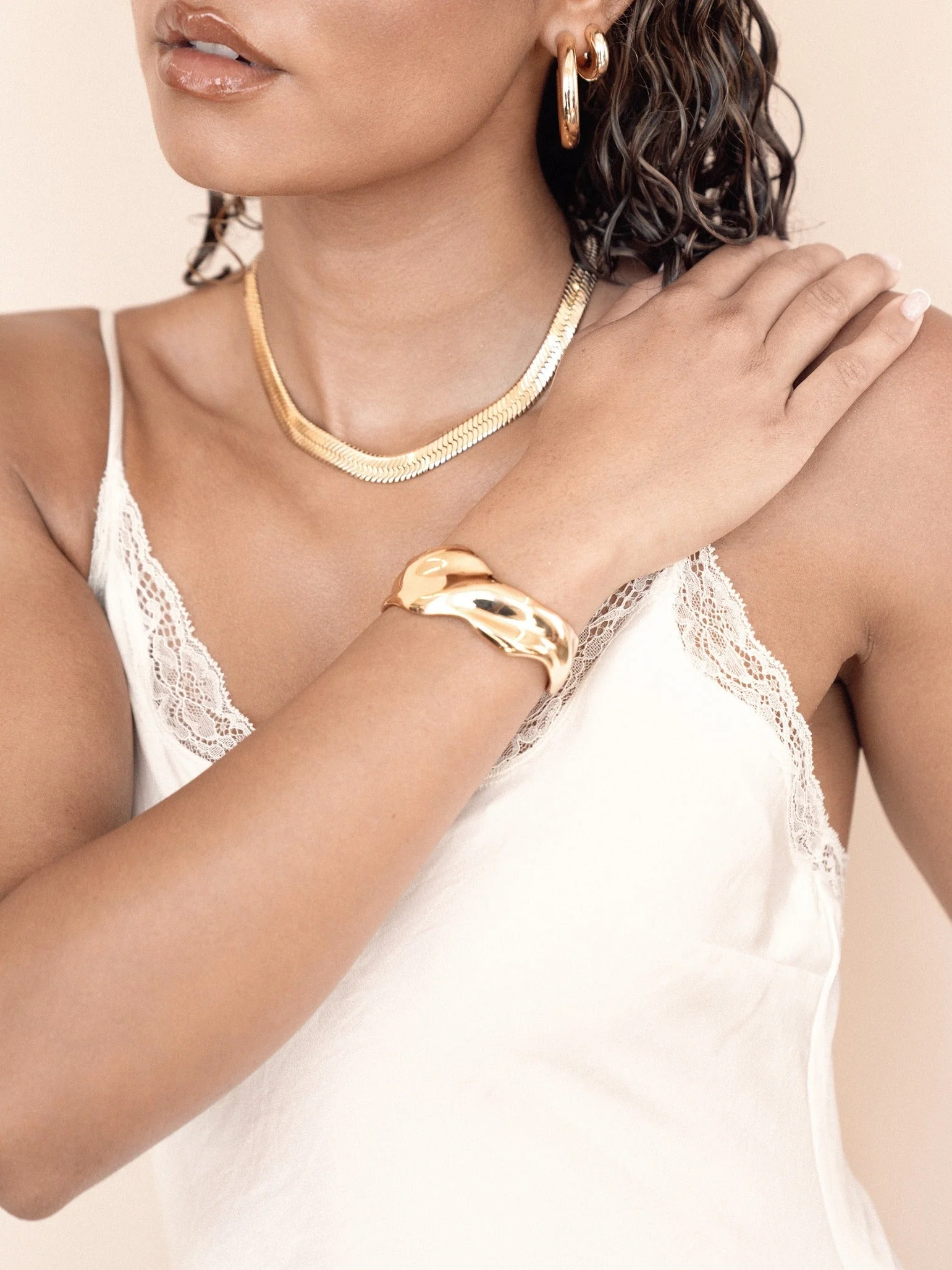Wavy Days Cuff Bracelet - Image 5