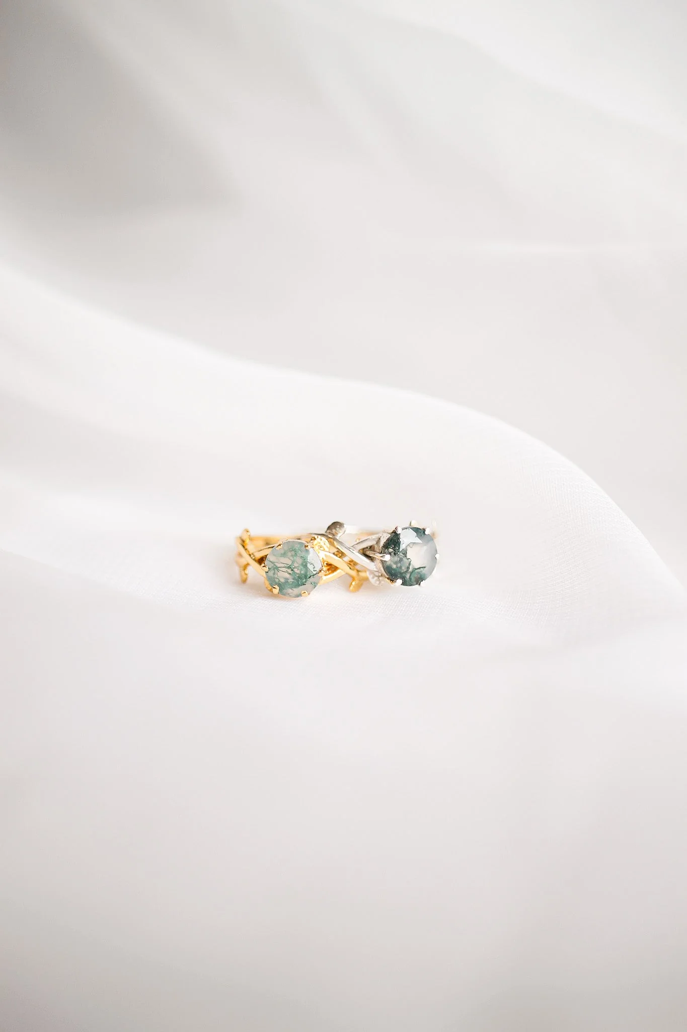 Willow Moss Agate Ring - Image 13