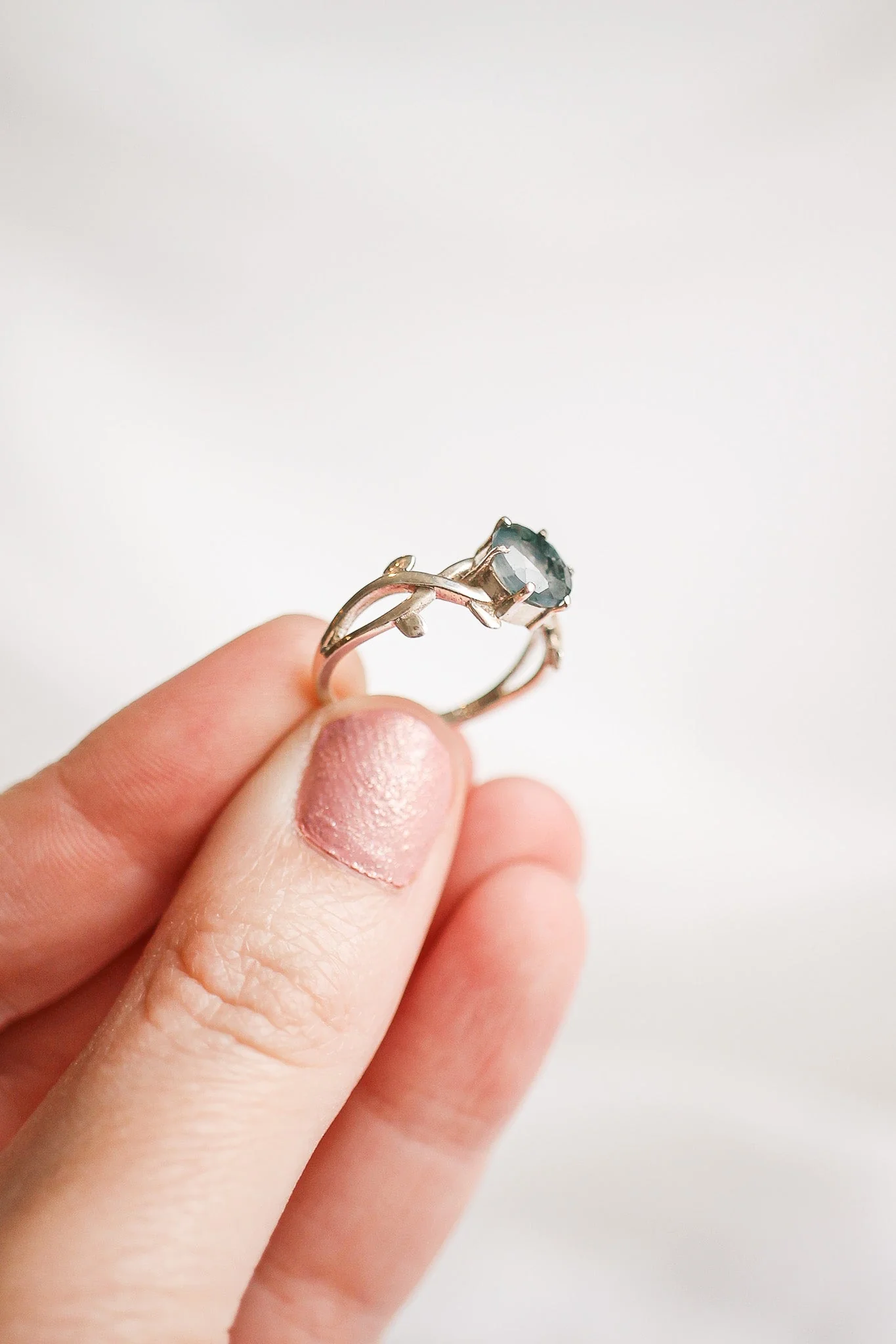 Willow Moss Agate Ring - Image 7