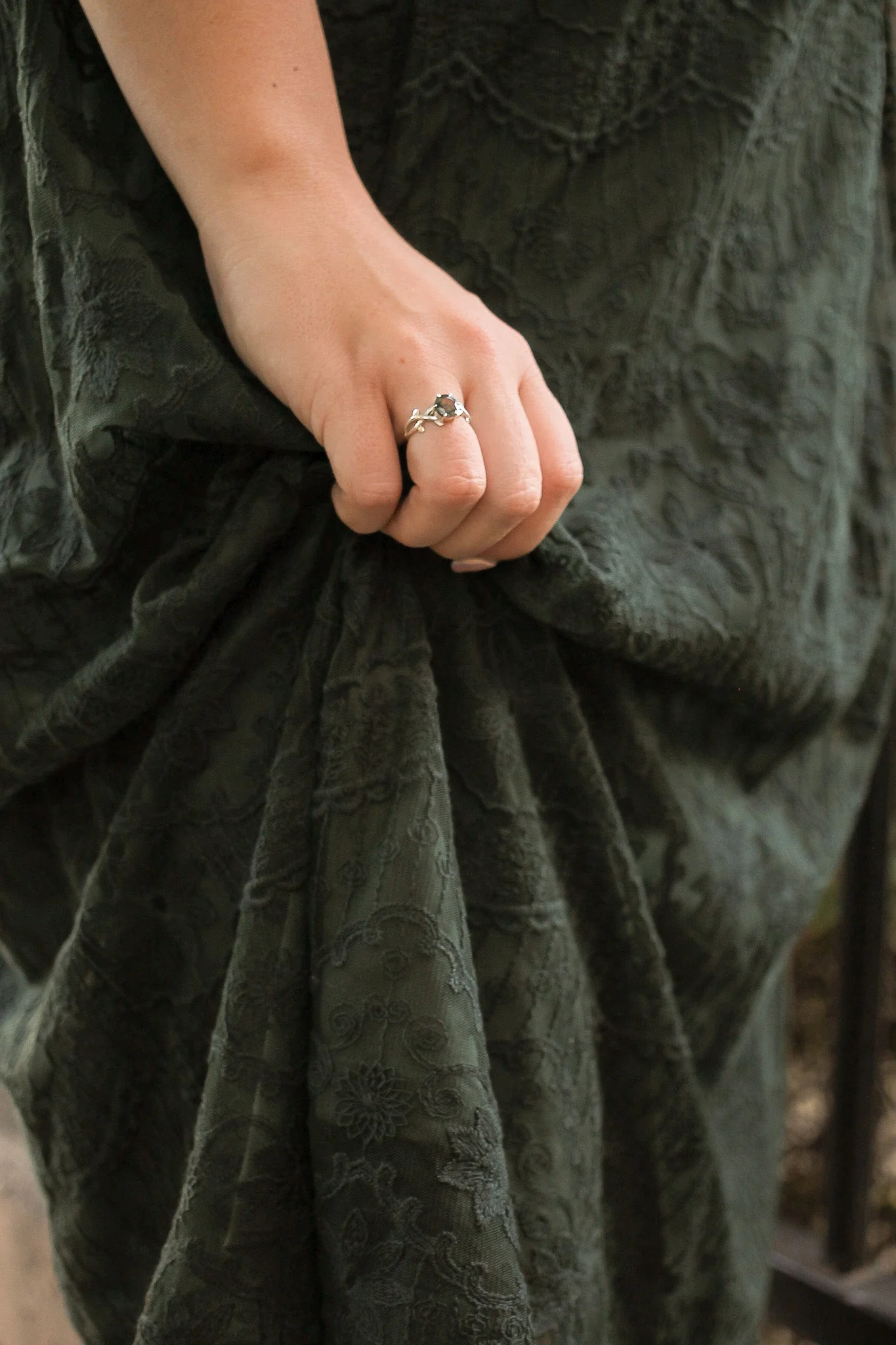 Willow Moss Agate Ring - Image 9