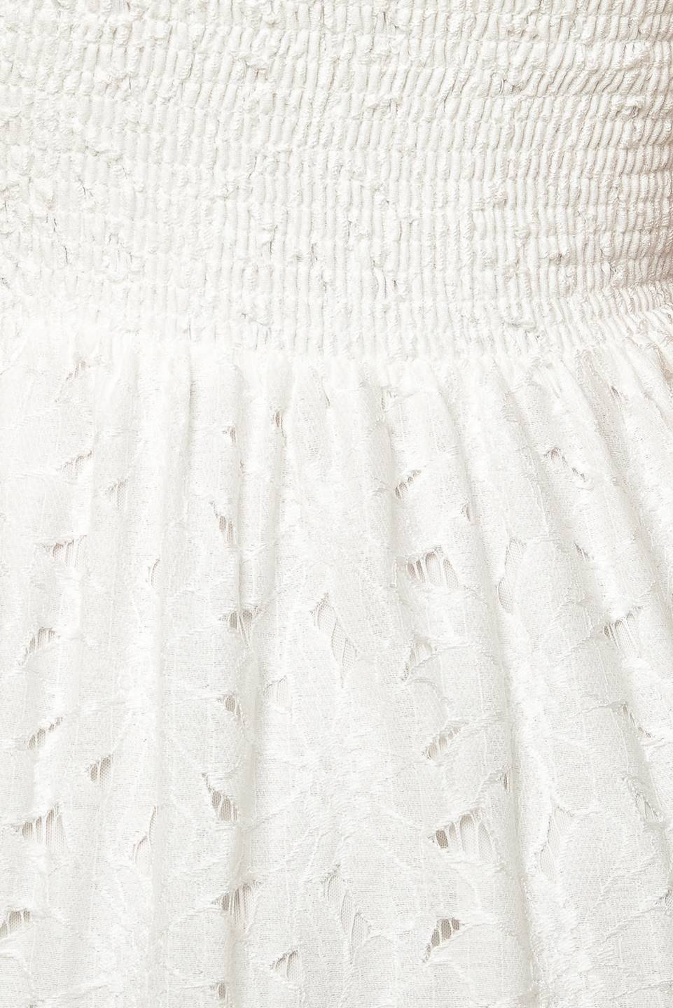 WISHING WELL - STRAPLESS WHITE LACE MAXI DRESS - Image 8