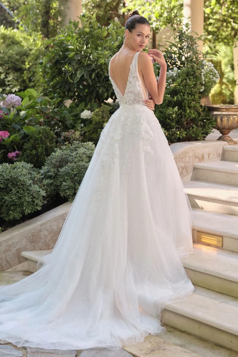WL064 - Blooming Gardenia Ball Gown - Andrea & Leo - Image 3