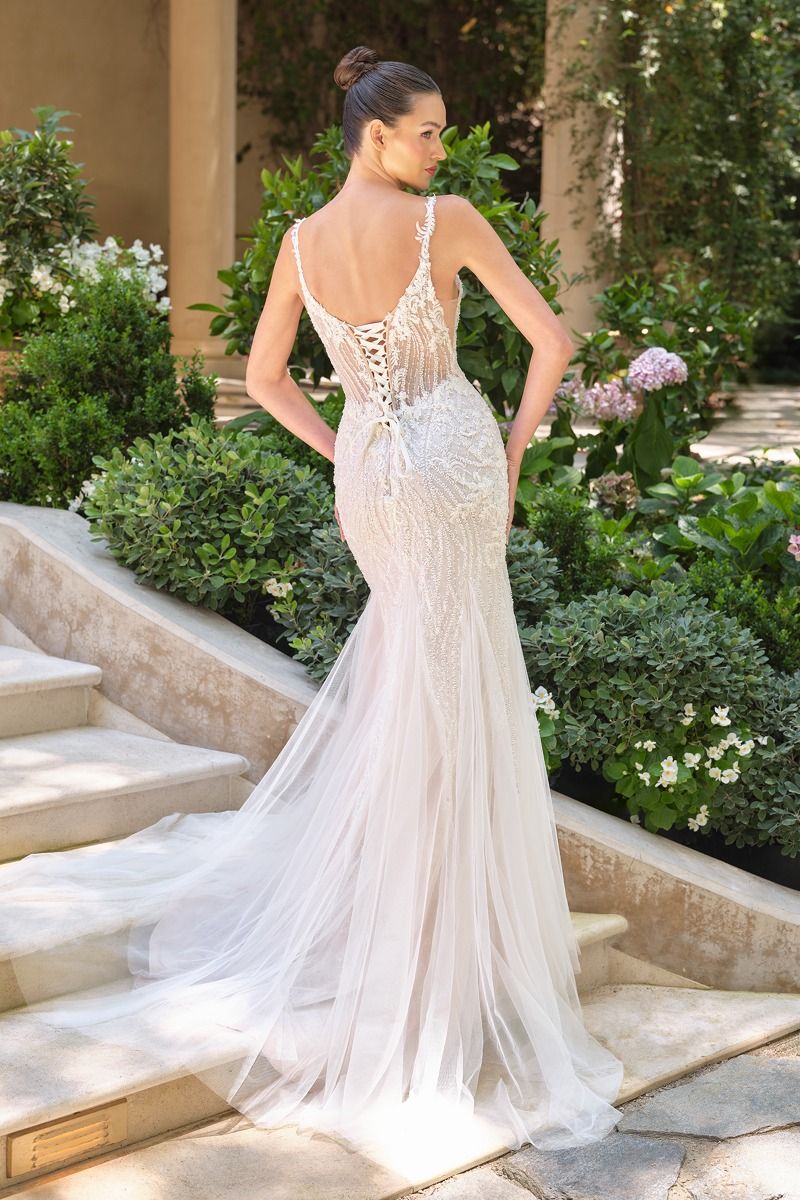 WL066 - Lamia Beaded Mermaid Gown - Andrea & Leo - Image 3