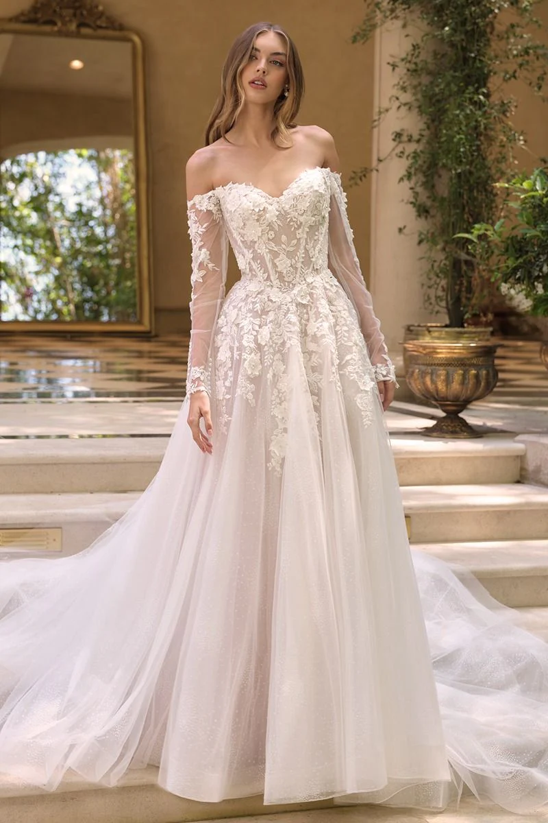 WL067 - Floral Victoria Ball Gown - Andrea & Leo - Image 2