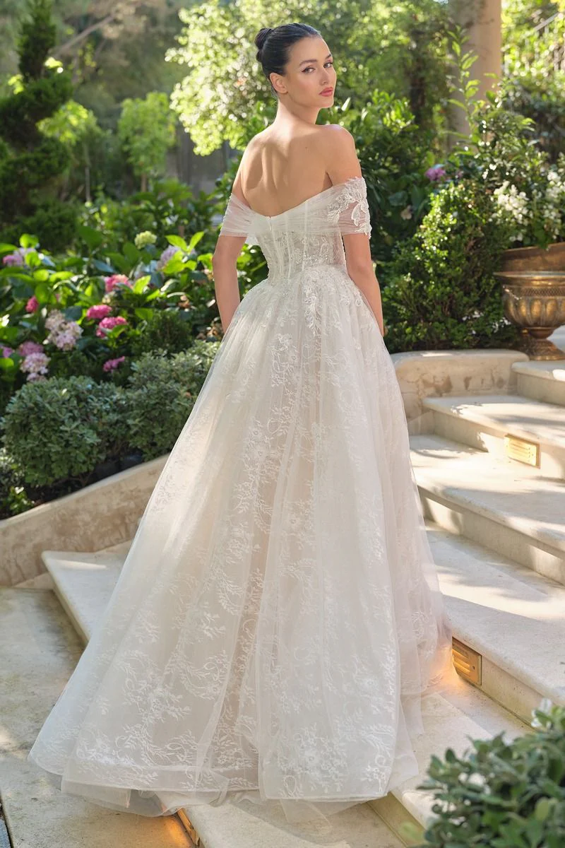 WL090 - Audrey Lace Ball Gown - Andrea & Leo - Image 5