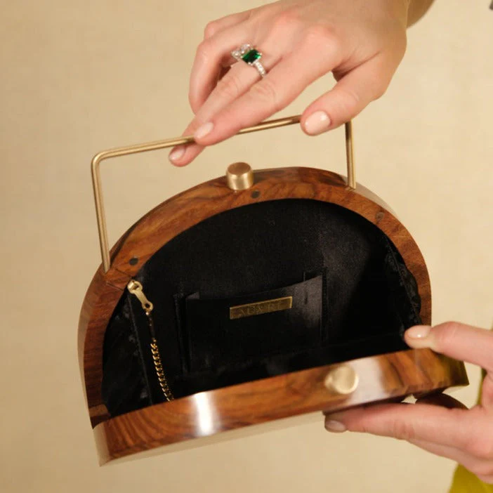 Wooden Evening Clutch - Image 3