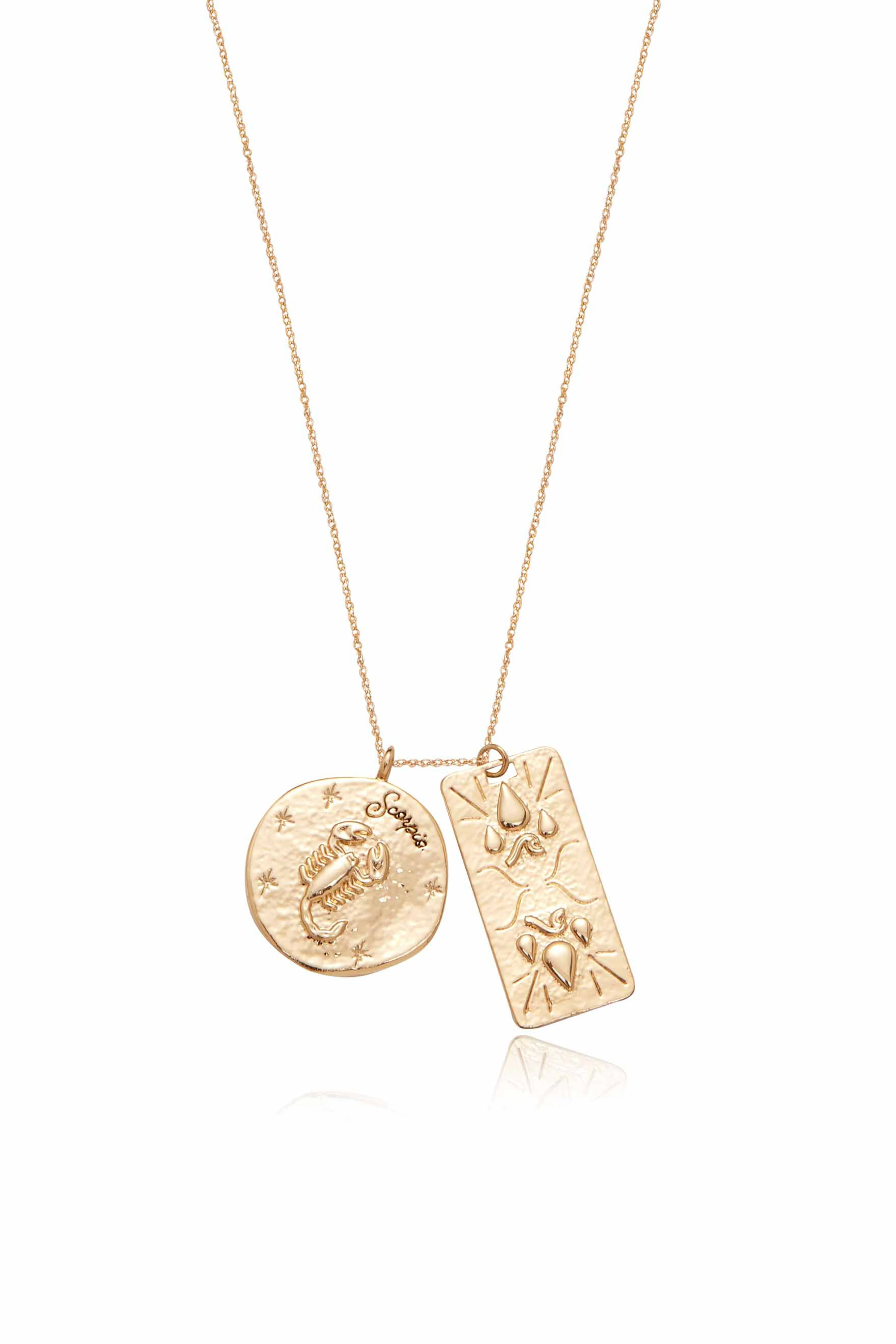 Zodiac Double Medallion Necklace - Image 12