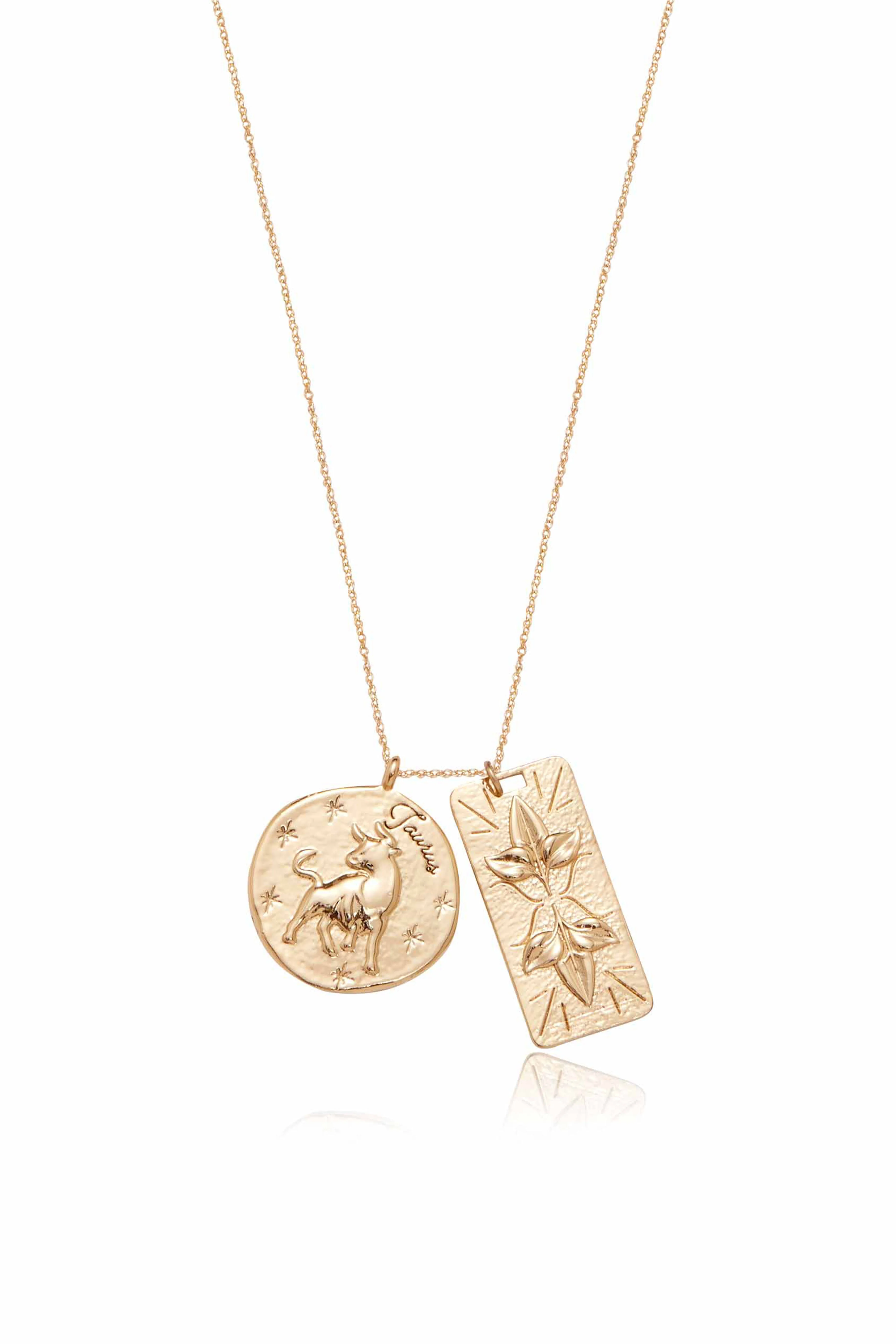 Zodiac Double Medallion Necklace - Image 13