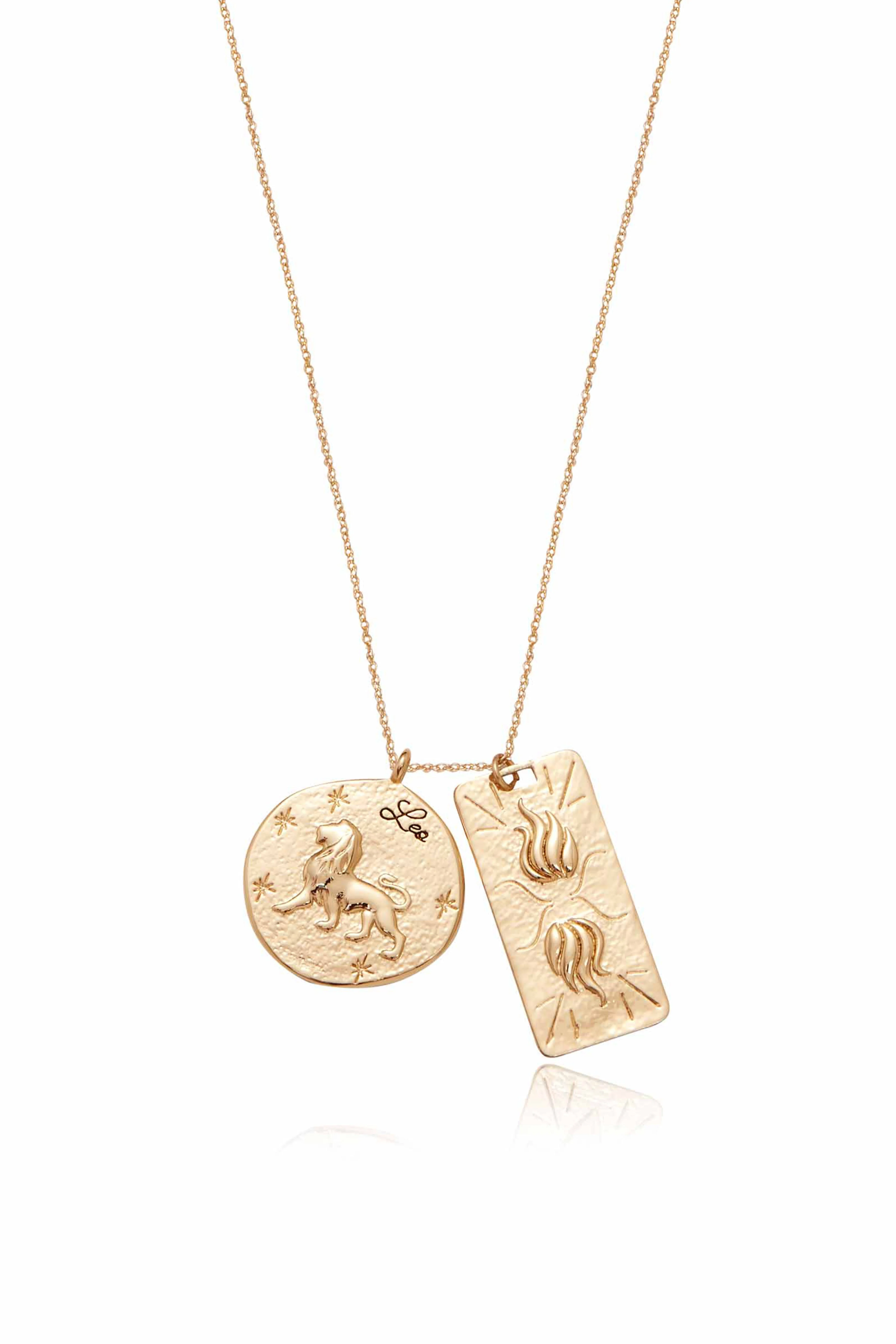 Zodiac Double Medallion Necklace - Image 8